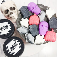 Halloween Boo Soap gift set handmade at Sunbasilsoap.com for your Halloweeners