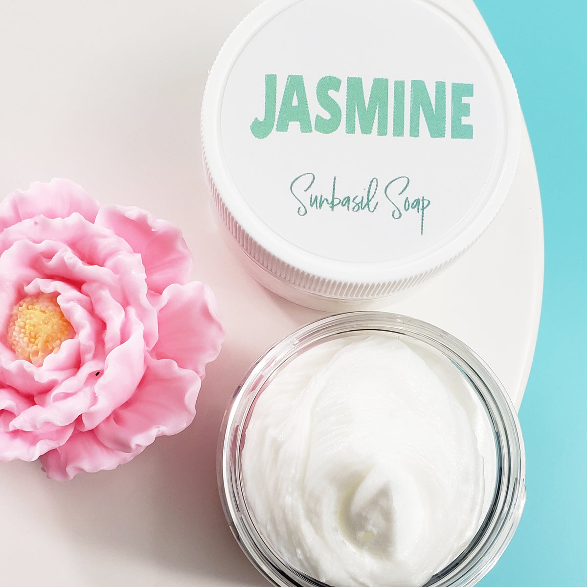 Jasmine Body Butter, Floral Body Lotion, Body Moisturizer Sunbasil Soap