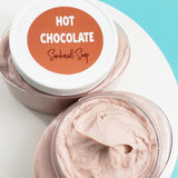 hot chocolate whipped body butter www.sunbasilsoap.com