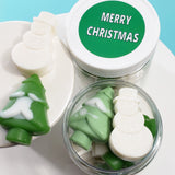 Merry Christmas Snowman Soaps: Stocking Stuffers www.sunbasilsoap.com