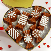 Chocolate Candy Soaps Keepsake Valentine Box www.sunbasilsoap.com