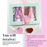 Valentine Gnome Bath Gift Set