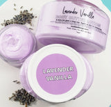 Lavender Vanilla Body Butter – Whipped Calming Scented Moisturizer