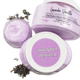 Lavender Vanilla Body Butter – Whipped Calming Scented Moisturizer