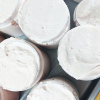 Classic Oatmeal Milk and Honey Handmade Whipped Body butter lotion made by Sunbasilsoap.com