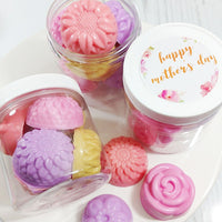 Mother's Day Flower Soaps www.sunbasilsoap.com