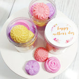 Mother's Day Flower Soaps www.sunbasilsoap.com