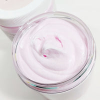 Butterfly Kisses Sugar Scrub Soap to exfoliate and moisturize in a pretty pink feminine scent by Sunbasil Soap