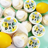 Lemon Pie Whipped Body Butter natural body lotion to help Squeeze the Day at Sunbasilsoap.com
