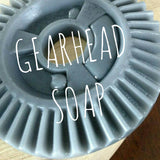 Soap made out of an engine gear - sunbasilgarden.com