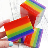 Rainbow happy soap www.sunbasilsoap.com