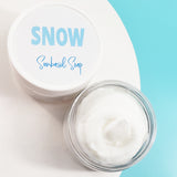 Snow body butter lotion www.sunbasilsoap.com