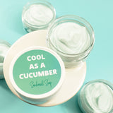Cucumber body butter www.sunbasilsoap.com