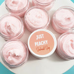 Peach Whipped Body Butter Lotion www.sunbasilsoap.com