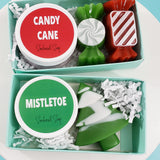 Candy Cane Mini Spa Gift www.sunbasilsoap.com