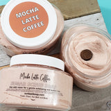 Mocha Latte Coffee Body Scrub www.sunbasilsoap.com