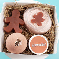 Gingerbread Holiday Bath Gift Set www.sunbasilsoap.com