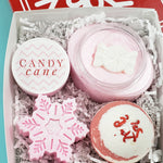 Candy Cane Christmas Spa Gift Set www.sunbasilsoap.com