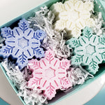 Snowflake Holiday Soap Gift Box Set www.sunbasilsoap.com
