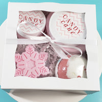 Candy Cane Christmas Spa Gift Set www.sunbasilsoap.com