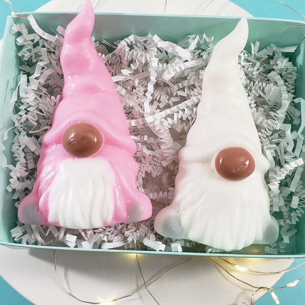 African American Christmas Gnomes Soap Gift Set : Pink www.sunbasilsoap.com