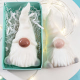 Winter White Gnome Soap www.sunbasilsoap.com