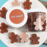 Oh Snap Gingerbread Men Christmas Soaps www.sunbasilsoap.com