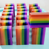 Rainbow happy soap www.sunbasilsoap.com