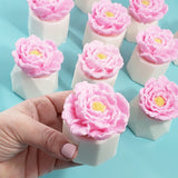 Rose Petal Flower Pot Soap www.sunbasilsoap.com