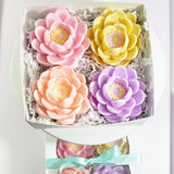 Mothers Day Flowers Artisan Soap Gift Box www.sunbasilsoap.com