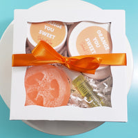 Orange Bath and Body Gift Box www.sunbasilsoap.com