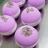 Lavender Bath Bomb www.sunbasilsoap.com