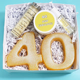 40th Birthday Spa Gift Box www.sunbasilsoap.com