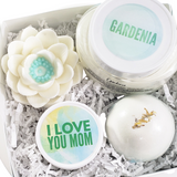 Gardenia Bath Gift Set for Mom