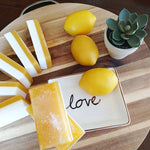Handmade Glycerin Lemon Soap - sunbasilgarden.com