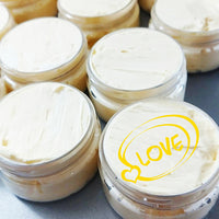 Honey Bunny body butter lotion handmade at Sunbasilsoap.com. Gifts for Moms