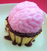 Strawberry handmade soap - Sunbasilgarden.com - Zombie Brain Soaps