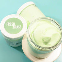 Fresh Cut Grass Body Cream www.sunbasilsoap.com