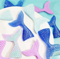 Mermaid Tail Soap Party Favors: Party Pack of 6 www.sunbasilsoap.com